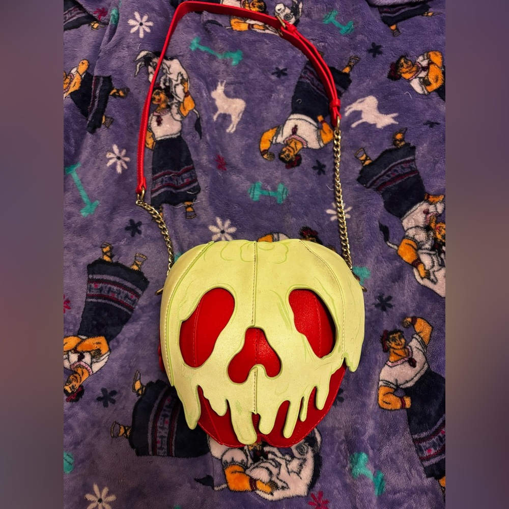 Stitch Shoppe by Loungefly Evil Queen GITD Poison Apple Crossbody